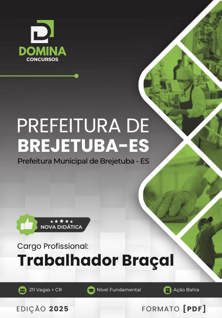Apostila Trabalhador Braçal Brejetuba ES 2025