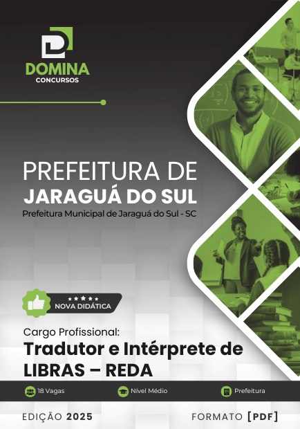Apostila Tradutor e Intérprete de Libras REDA Jaraguá do Sul SC 2025