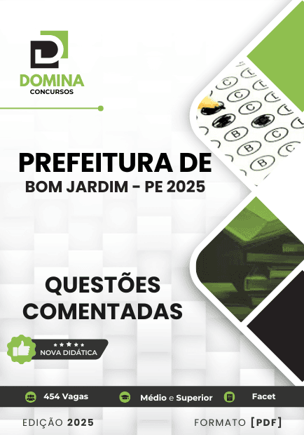 100 Questões Comentadas Bom Jardim PE 2025