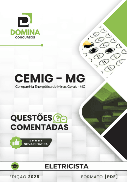 150 Questões Comentadas Eletricista CEMIG MG 2025