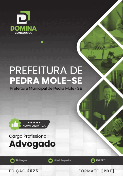 Apostila Advogado Pedra Mole SE 2025