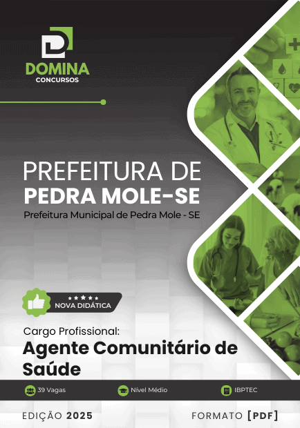 Apostila Agente Comunitário de Saúde Pedra Mole SE 2025
