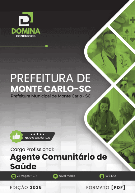 Apostila Auxiliar de Odontologia Monte Carlo SC 2025
