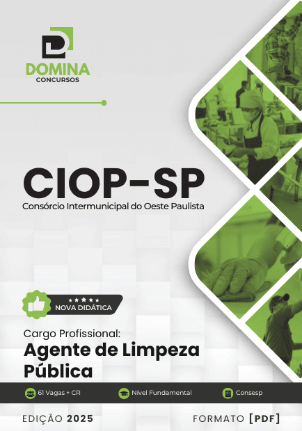 Apostila Agente de Limpeza Pública CIOP SP 2025