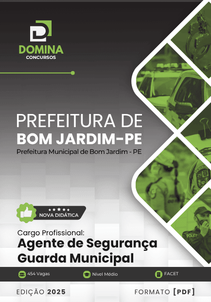 Apostila Agente Administrativo Bom Jardim PE 2025