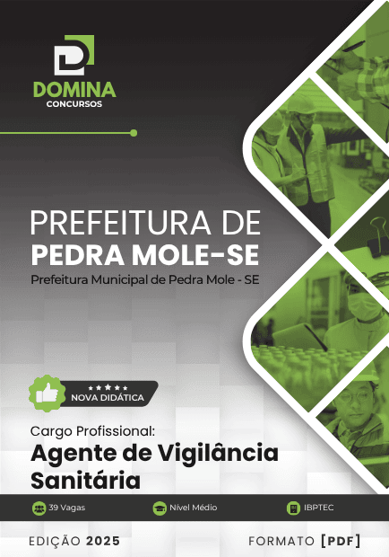 Apostila Agente de Vigilância Sanitária Pedra Mole SE 2025