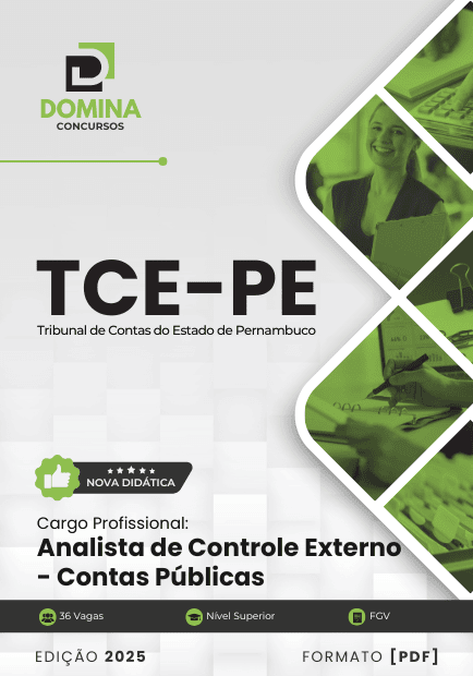 Apostila Analista de Controle Externo Contas Públicas TCE PE 2025