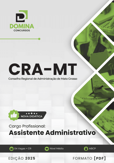 Apostila Assistente Administrativo CRA MT 2025
