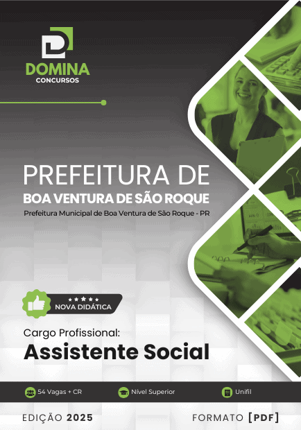 Apostila Assistente Social Boa Ventura de São Roque PR 2025
