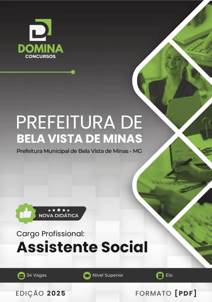Apostila Assistente Social Bela Vista de Minas MG 2025
