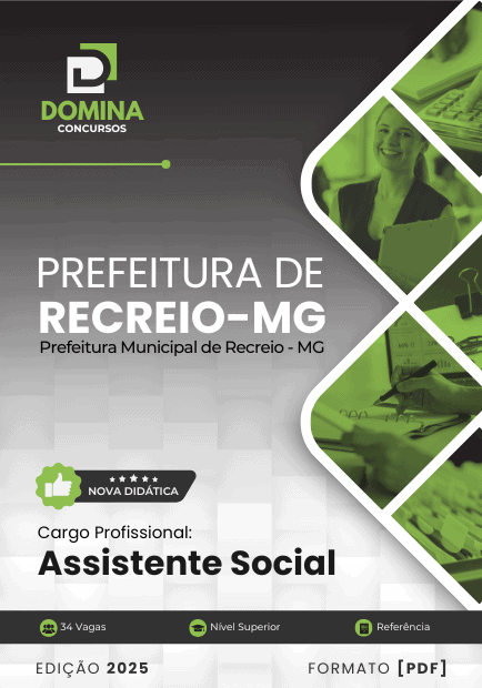 Apostila Assistente Social Recreio MG 2025