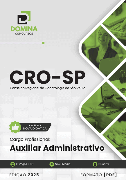 Apostila Agente Fiscal CRO SP 2025