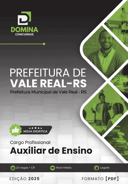 Apostila Auxiliar de Ensino Vale Real RS 2025