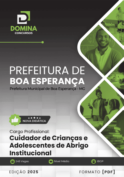 Apostila Auxiliar de Odontologia Boa Esperança MG 2025