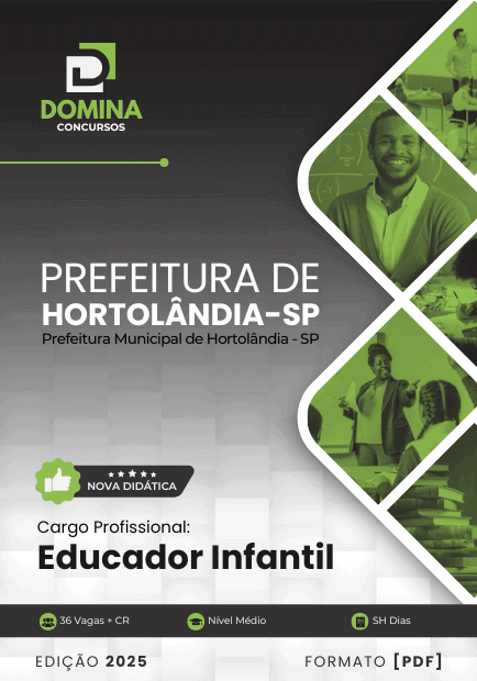 Apostila Educador Infantil Hortolândia SP 2025