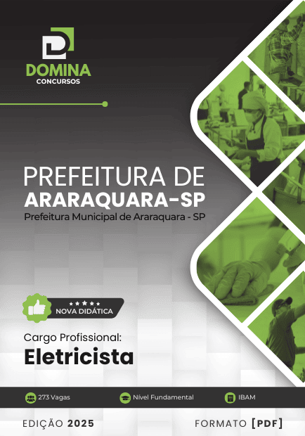 Apostila Eletricista Araraquara SP 2025