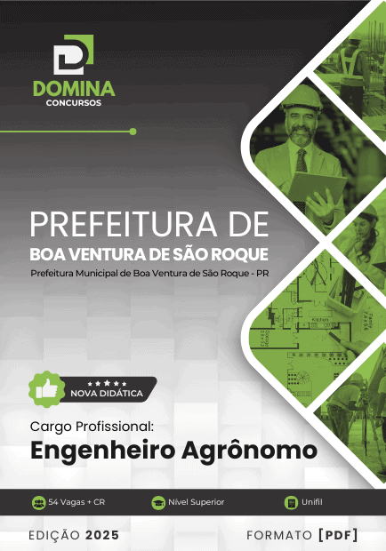 Apostila Engenheiro Agrônomo Boa Ventura de São Roque PR 2025