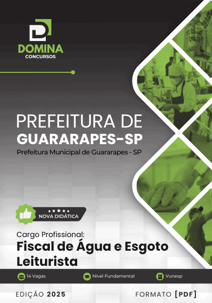 Apostila Fiscal de Água Guararapes SP 2025