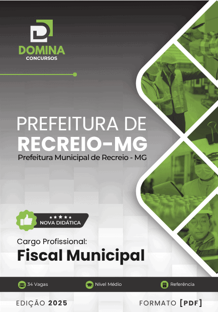 Apostila Fiscal Municipal Recreio MG 2025