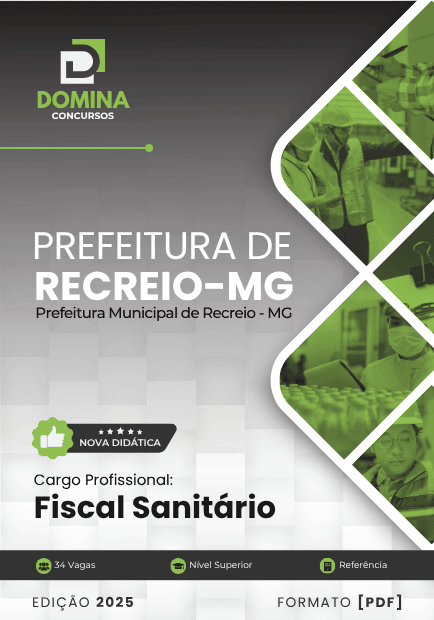 Apostila Fiscal Sanitário Recreio MG 2025