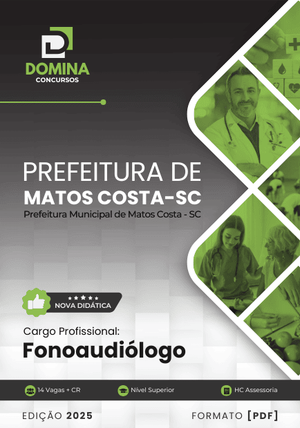 Apostila Fonoaudiólogo Matos Costa SC 2025