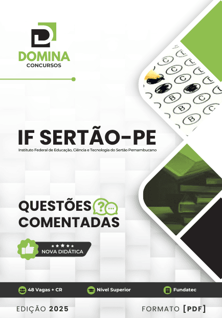 150 Questões Comentadas IF Sertão PE 2025