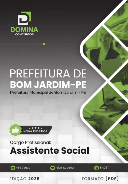 Apostila Assistente Social Bom Jardim PE 2025