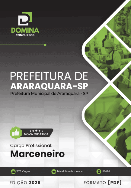 Apostila Marceneiro Araraquara SP 2025