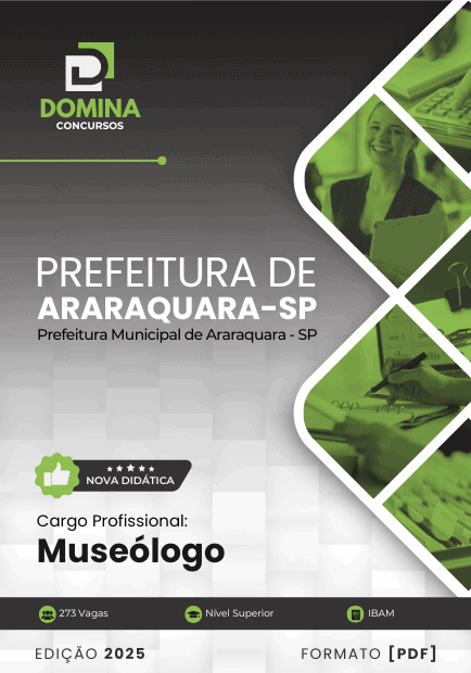 Apostila Museólogo Araraquara SP 2025