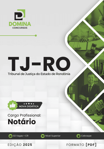 Apostila Notário TJ RO 2025