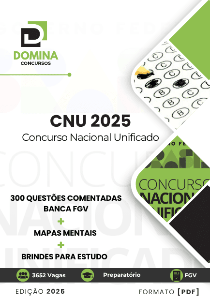 Preparatório CNU 2025 Questões Comentadas Banca FGV