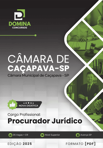 Apostila Procurador Jurídico Caçapava SP 2025