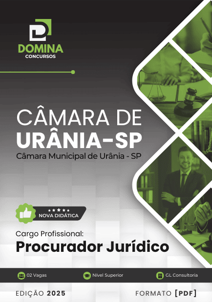 Apostila Controlador Interno Câmara de Urânia SP 2025
