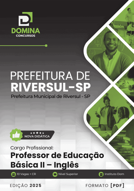 Apostila PEB II Inglês Riversul SP 2025
