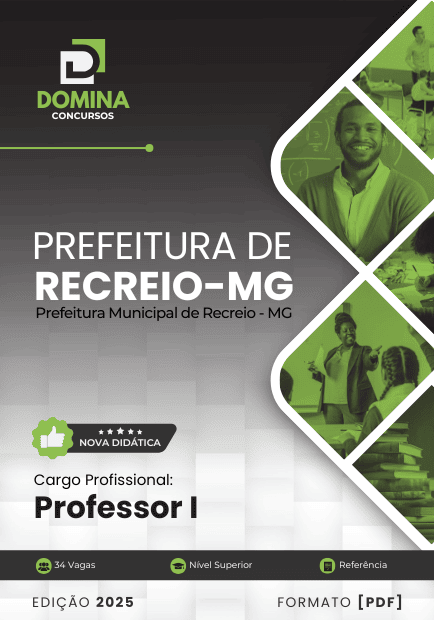 Apostila Professor I Recreio MG 2025
