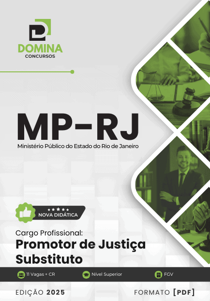 Apostila Promotor de Justiça Substituto MP RJ 2025
