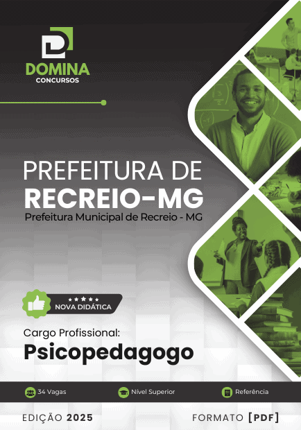 Apostila Psicopedagogo Recreio MG 2025