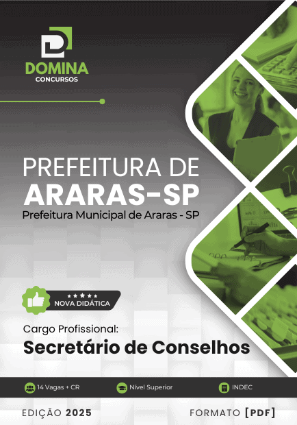 Apostila Secretário de Conselhos Araras SP 2025