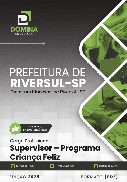 Apostila Supervisor Programa Criança Feliz Riversul SP 2025