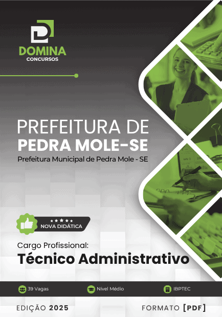 Apostila Técnico Administrativo Pedra Mole SE 2025