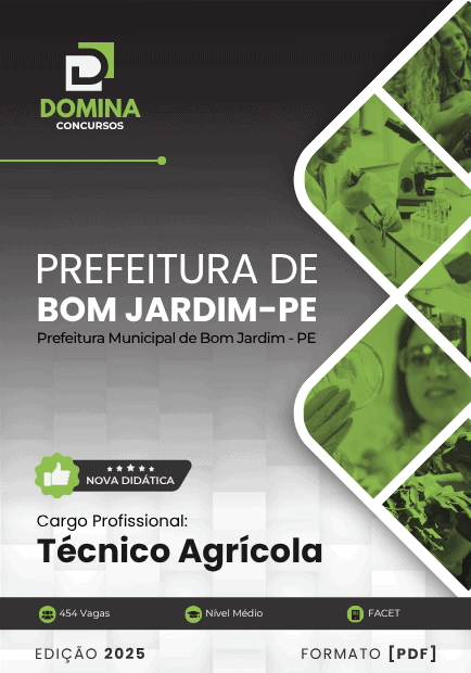 Apostila Técnico Agrícola Socorrista Bom Jardim PE 2025