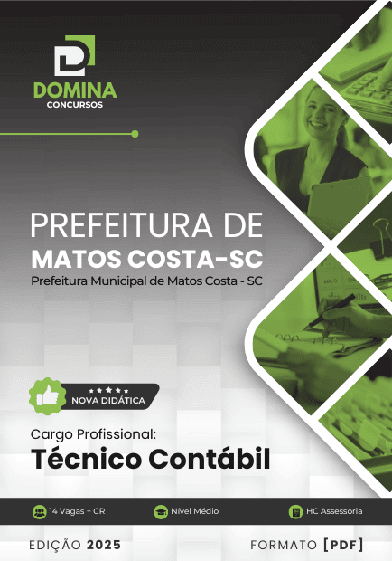 Apostila Técnico Contábil Matos Costa SC 2025
