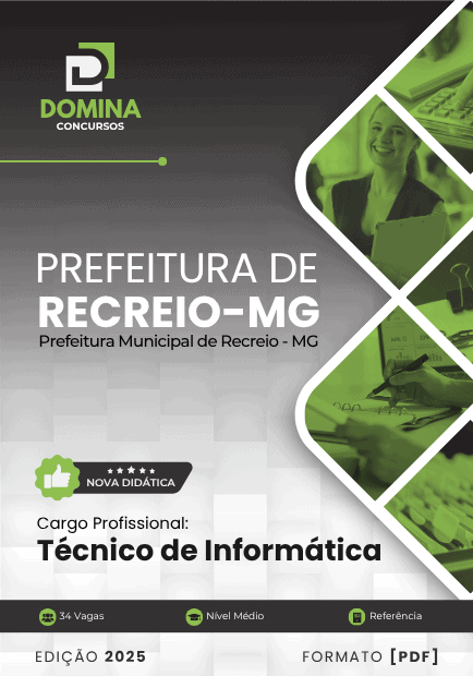Apostila Técnico de Informática Recreio MG 2025