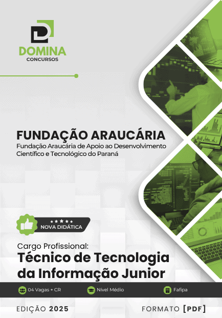 Apostila Técnico em Políticas de Ciência Fundação Araucária PR 2025
