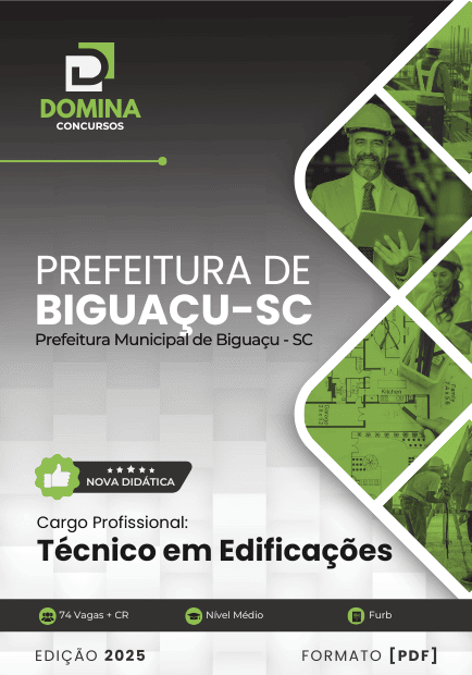 Apostila Escriturário Biguaçu SC 2025