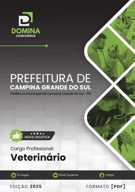Apostila Veterinário Campina Grande do Sul PR 2025