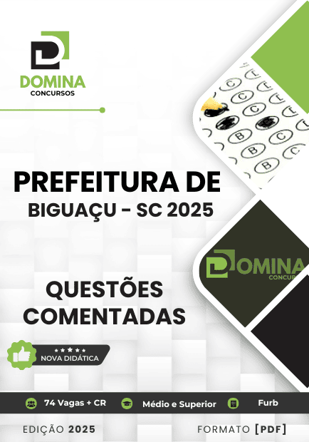 120 Questões Comentadas Biguaçu SC 2025