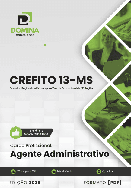 Apostila Agente Fiscal CREFITO 13 MS 2025