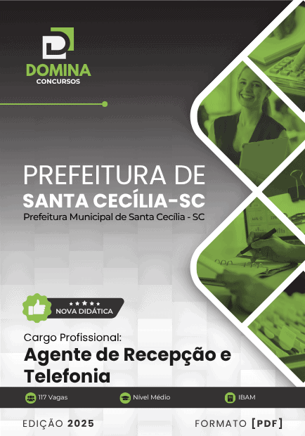 Apostila Agente Administrativo Santa Cecília SC 2025