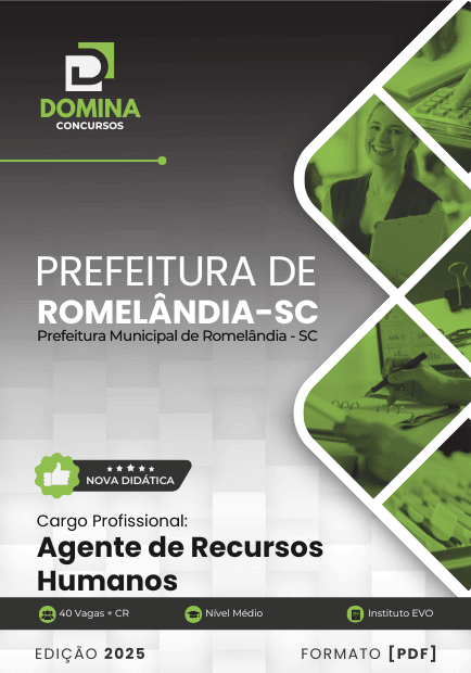 Apostila Agente de Recursos Humanos Romelândia SC 2025